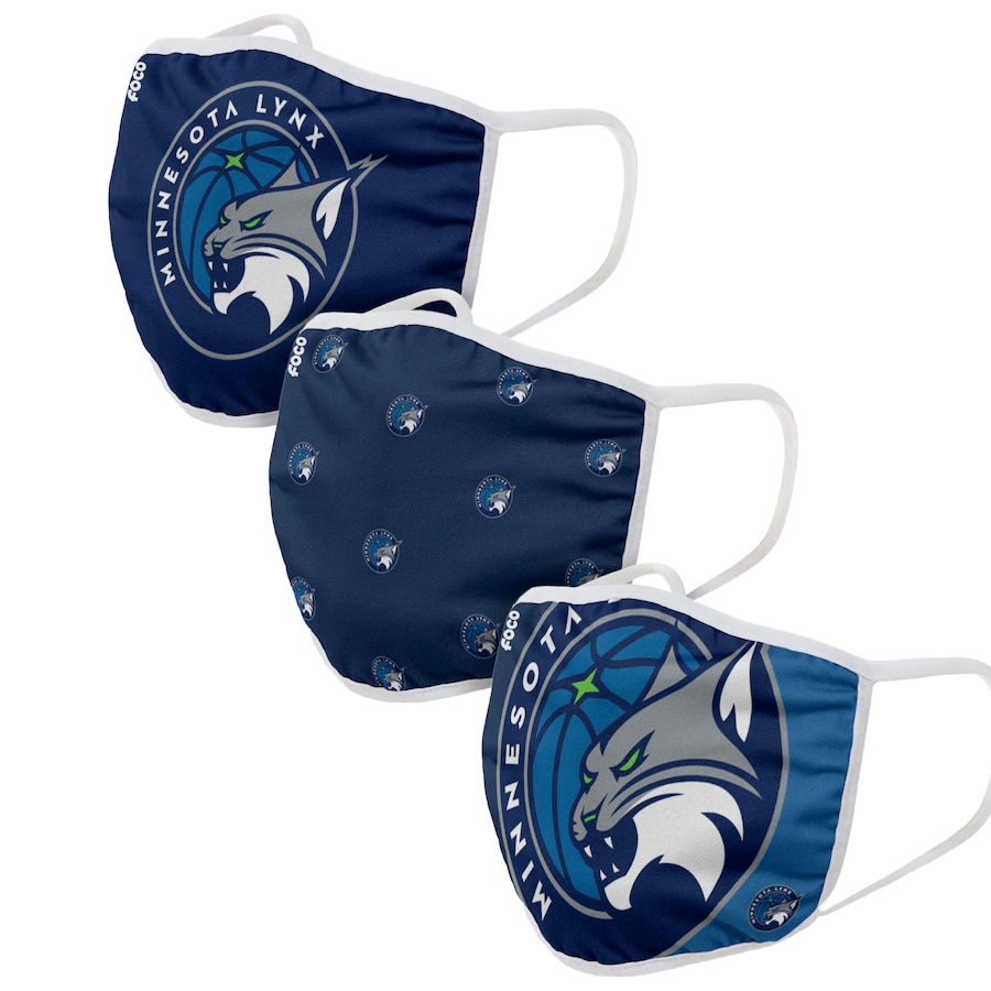 Adult Minnesota Lynx 3Pack Dust mask with filter